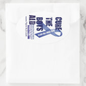 Genezen de jongens ovale sticker (Tas)