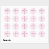 Genezen door Jesus Bible Verse Christelijk Geloof Ronde Sticker (Vel)