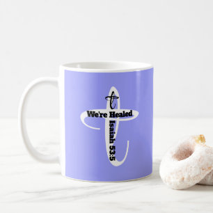 Genezen door Jezus Bijbelvers Christelijk Geloof B Koffiemok