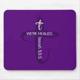 Genezen door Jezus Bijbelvers Christelijk Geloof P Muismat