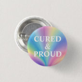 Genezen en trotse Button - Survivor Recovery Badge (Voorkant /achterkant)