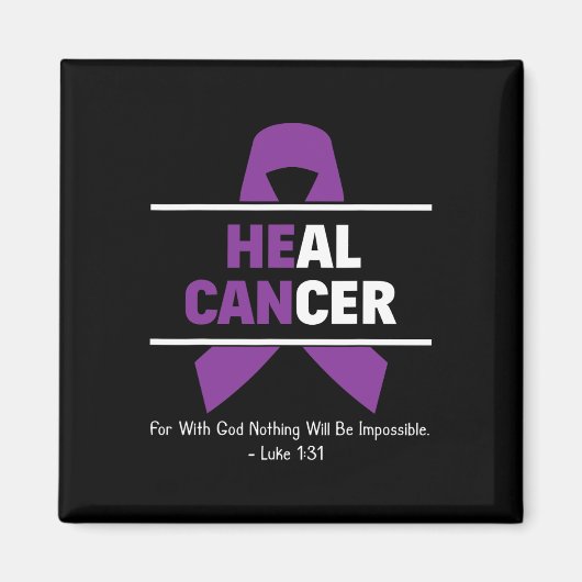 Genezen Pancreaskanker Christelijk Kanker Overleve Magneet (Voorkant)