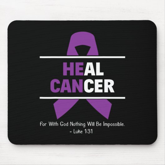 Genezen Pancreaskanker Christelijk Kanker Overleve Muismat (Voorkant)