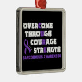 GENEZEN...Sarcoïdose Metaal Ornament (Rechts)