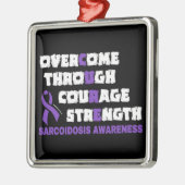 GENEZEN...Sarcoïdose Metaal Ornament (Links)