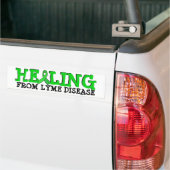 Genezen van de ziekte van Lyme bumpersticker (Op Truck)