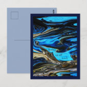 Genezend op alle niveaus gemarmerde briefkaart (Voorkant / Achterkant)