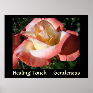 GENEZENDE AANRAKING Kunstprint Cadeaus ZACHTHEID W Poster