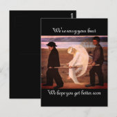 Genezende Gewonde Engel Briefkaart (Voorkant / Achterkant)