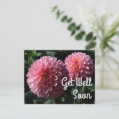Genezende groet Dahlia Valley Porcupine #1 Ansicht Briefkaart (Staand voorkant)