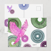Genezende Parkiet Briefkaart (Voorkant / Achterkant)