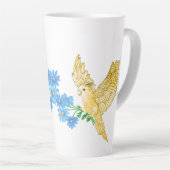 Genezende Parkiet Latte Mok (Rechterhoek)