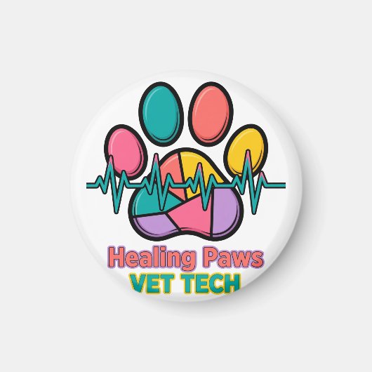 Genezende Poorten Vet Tech Magnet (Voorkant)