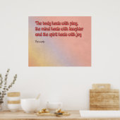 Genezende Spreuk Poster (Keuken)