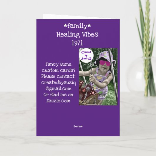 Genezende trillingen kaart (Achterkant)