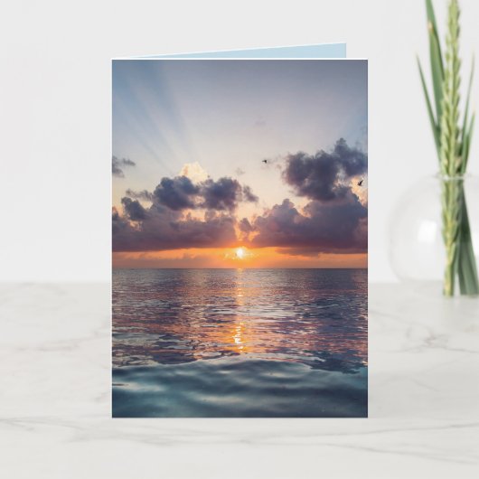 GENEZENDE VIBES oceaan strand beterschap wenskaart Kaart (Voorkant)