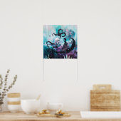 Genezer Octopus Witchy Gothic AI Art Matte Waarde Poster (Keuken)