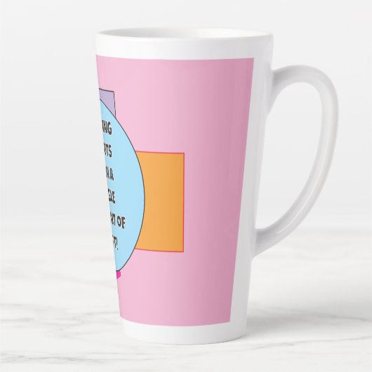 Genezing begint met één moment! Latte Mok (Rechts)