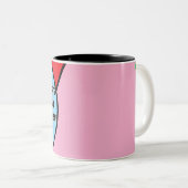 Genezing begint met een moment van rust! tweekleurige koffiemok (Voorkant rechts)