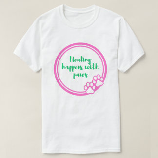 Genezing Gebeurt Met Pootjes | Emotionele Steun T-shirt