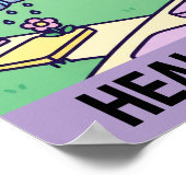 Genezing is geen lineair Poster – Inspirerend wand (Hoek)