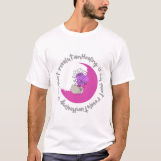 Genezing is mijn stille revolutie – inspirerende q t-shirt