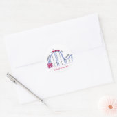 'Genezing is niet lineair' Zelfcompassie sticker (Envelop)