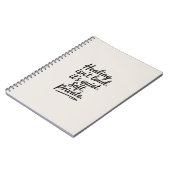 Genezing is niet luid - minimalistisch emotioneel notitieboek (Linkerzijde)