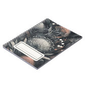 Genezing is rommelig - Midnight Bloom Botanical Ar Notitieboek (Linkerzijde)