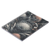 Genezing is rommelig - Midnight Bloom Botanische K Notitieboek (Linkerzijde)