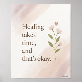 Genezing kost tijd Wall Art-Blooming Moment Poster