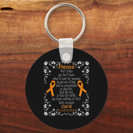 GENEZING LEUKEMIE ONDERSTEUNING VAN LEUKEMIEBEWUST SLEUTELHANGER (Voorkant)