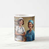 Genezing met een glimlach Mok: Verspreid vreugde m Koffiemok (Center)