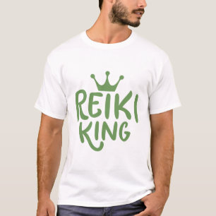 Genezing Royalty in het groen - Reiki king T-shirt