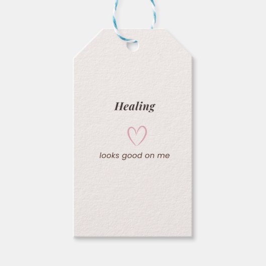 Genezing Staat Me Goed Esthetische Quote Cadeaulabel (Voorkant)