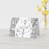 Genezing van de uterus kaart (Gele Bloem)