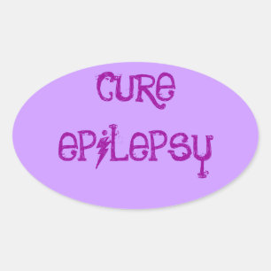 GENEZING VAN EPILEPSIE OVALE STICKER
