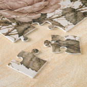 Genezing van het innerlijke kind Vintage bloemenqu Legpuzzel (Zijkant)