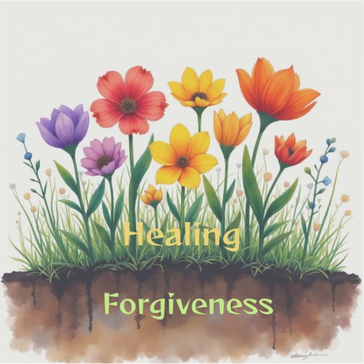 Genezing vereist vergeving sticker (Voorkant)