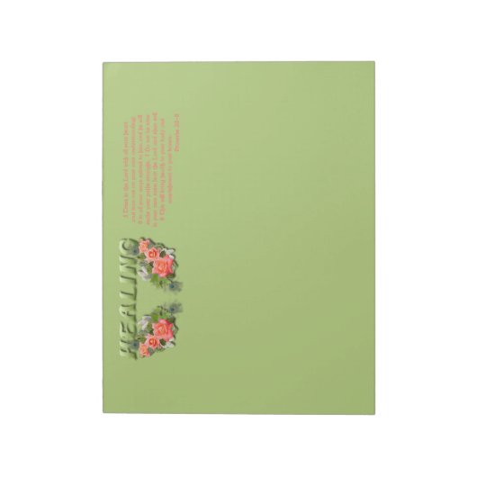 Genezing Verse Notitieblok (Linkerzijde)