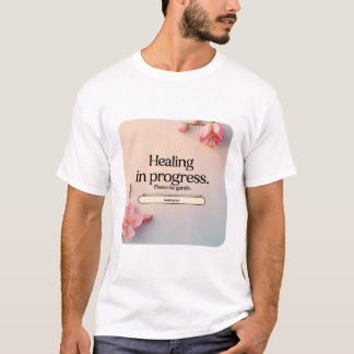 Genezingsproces in gang t-shirt
