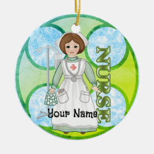 Genezingsverpleegkundige Keramisch Ornament