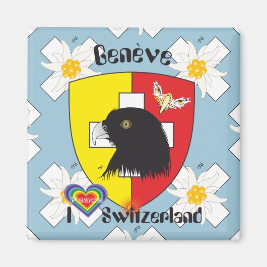 Genf, Genève, Ginevra, Genevra Magnet (Voorkant)