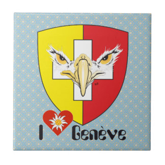 Genf / Genève Schweiz Suisse Svizzera Fliese Tegeltje