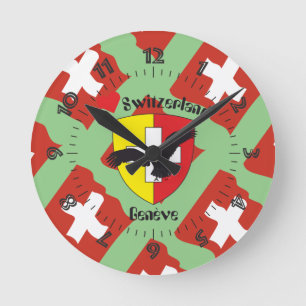 Genf / Genève Schweiz Suisse Svizzera Uhr Ronde Klok