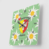 Genf / Genève Schweiz Suisse Svizzera Uhr Vierkante Klok (Hoek)