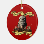 Genghis en de Mongolen: Rondleiding doden of verov Keramisch Ornament (Links)