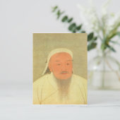 Genghis Khan Briefkaart (Staand voorkant)