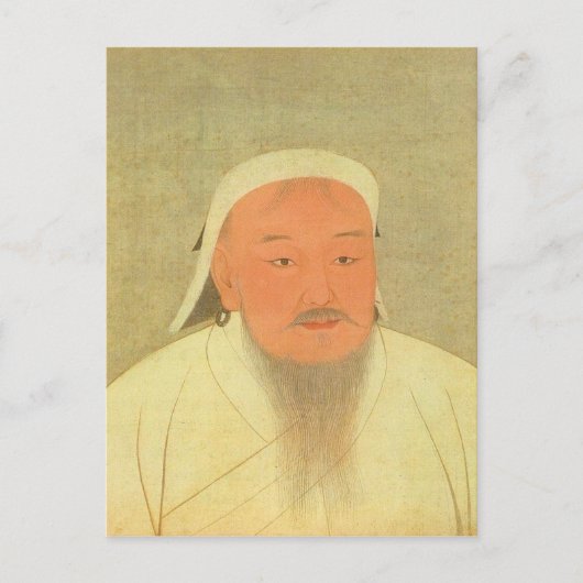 Genghis Khan Briefkaart (Voorkant)