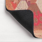 Genghis Khan buiten zijn tent Muismat (Hoek)